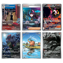 Collection de cartes Pokémon : Persian, Cassiopeia, Fizzyandipod EX, Zorua, Culant et Mewtwodon de Shrouded Fable.