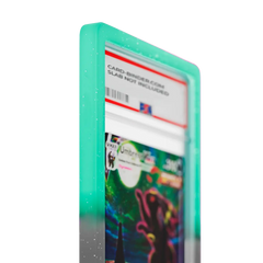 PSA Slab Guard - Radiance in Radiant Sparkle Green, protecting a PSA slab with beautiful gradient colors.