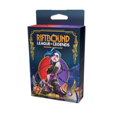 Riftbound Origins Jinx Deck featuring Jinx from League of Legends in a preconstructed card deck packaging.