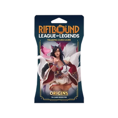 Riftbound Origins Sleeved Booster pack met artwork uit het League of Legends ruilkaartspel.