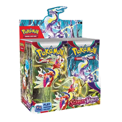 Pokémon Scarlet & Violet Booster Box featuring 36 packs of SV01 base set cards for trading card game enthusiasts.