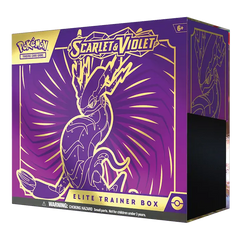 Pokemon Scarlet & Violet Elite Trainer Box - Miraidon isometrisch aanzicht