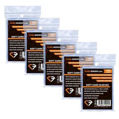 Standard Fit Soft Card Sleeves Packung zum Schutz von Standard-Sammelkarten vor Kratzern und Verunreinigungen.