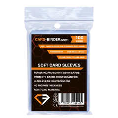 Standard Fit Soft Card - Weiche Kartenhüllen für Standardkarten (63 mm x 88 mm) zum Schutz vor Kratzern und Schmutz.