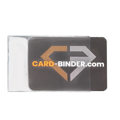 "Standard Fit Soft Card Sleeves verpakking met het cirdbinder.com logo voor kaartenbescherming."