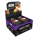 Secrets of Power Booster Box met 24 booster packs met personages uit het Star Wars-stelsel.