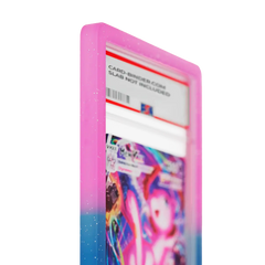 PSA Slab Guard - Starlight showcasing a beautiful blue and pink gradient design for slab protection.