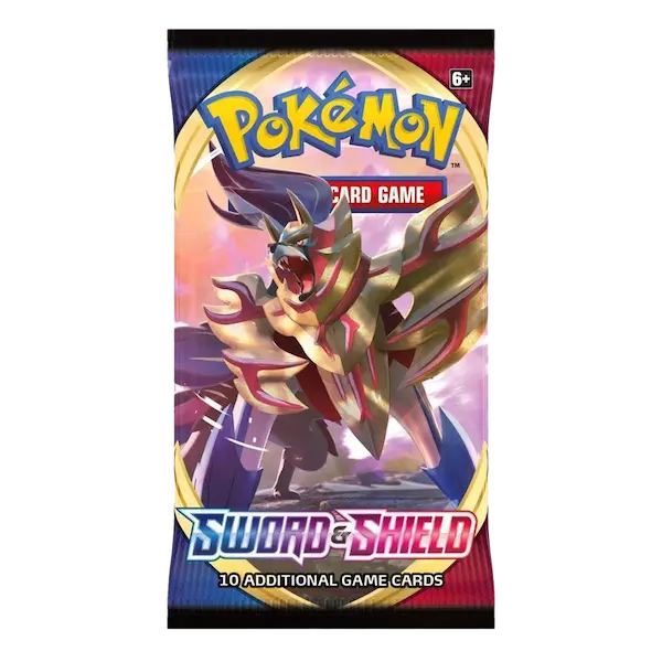 Pokemon Sword & Shield Basis set Booster Pack art 4