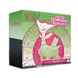 alt
Pokémon SV05 Temporal Forces Elite Trainer Box mit Walking Wake Design, perfekt für TCG-Sammler.