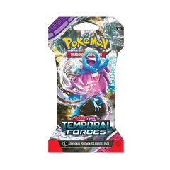 Pokémon SV05 Temporal Forces booster pack featuring Walking Wake ex and vibrant design for TCG enthusiasts.