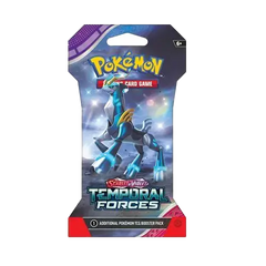Pokémon SV05 Temporal Forces Sleeved Booster pack featuring Walking Wake ex for the trading card game.