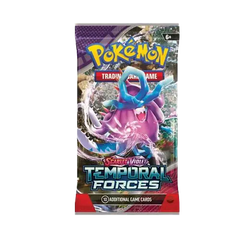 Pokémon SV05 Temporal Forces booster pack featuring 10 additional game cards for thrilling gameplay.