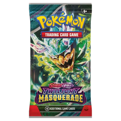 alt
Pokémon SV06 Twilight Masquerade Booster Pack mit 10 Karten für Sammler von Sammelkartenspielen.