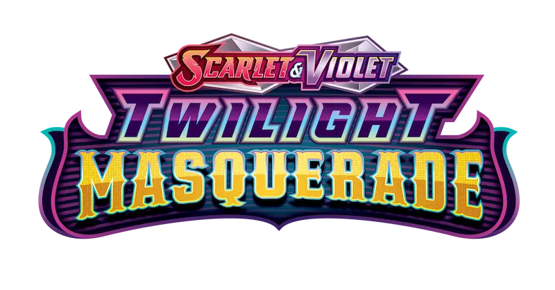 alt
Logo für Scarlet & Violet: Twilight Masquerade mit farbigem Text und dynamischem Design.
