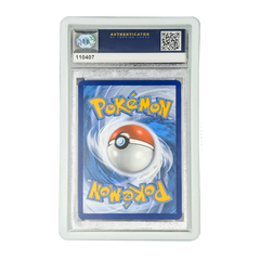 PSA Slab Bumper - White protecting a graded Pokémon card in a clear holder.