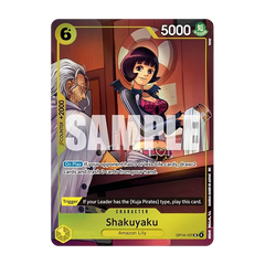 One Piece: Illustration Box Vol. 7 (Live) Shakuyaku Charakterkarte aus der Premium-Veröffentlichung von Bandai.