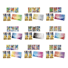 First Partner Card Set Japanese - Complete set of 9 featuring Pokémon TCG cards and commemorative 30th Anniversary emblem.